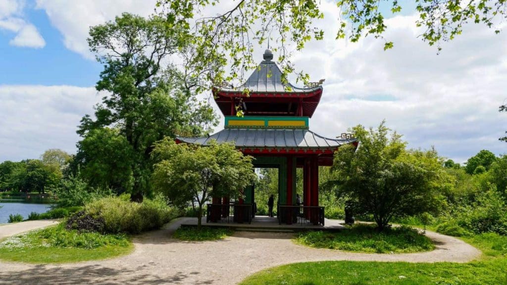 Pagoda in Victoria Park, East London