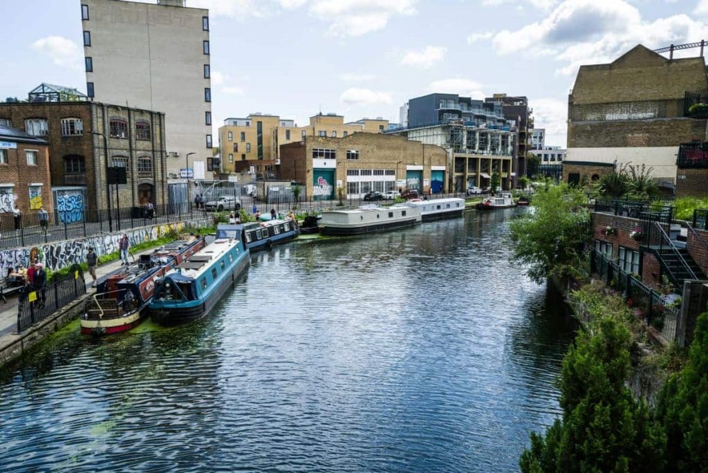Regent's canal in East London