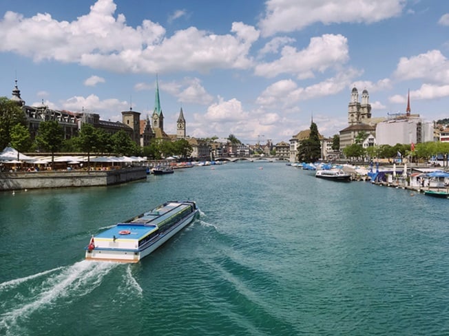 ferry in Zurich 