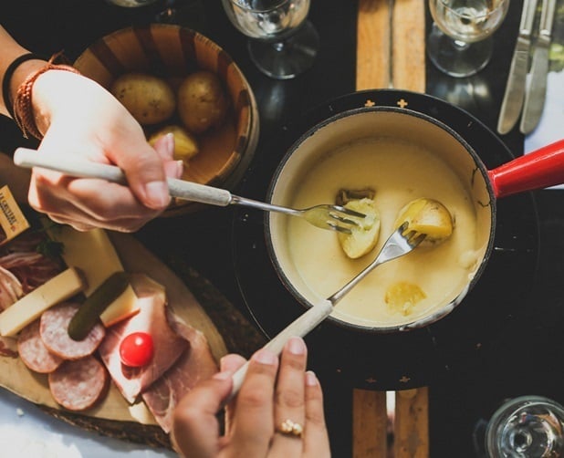 fondue in zurich, one of the best places to eat in Zurich