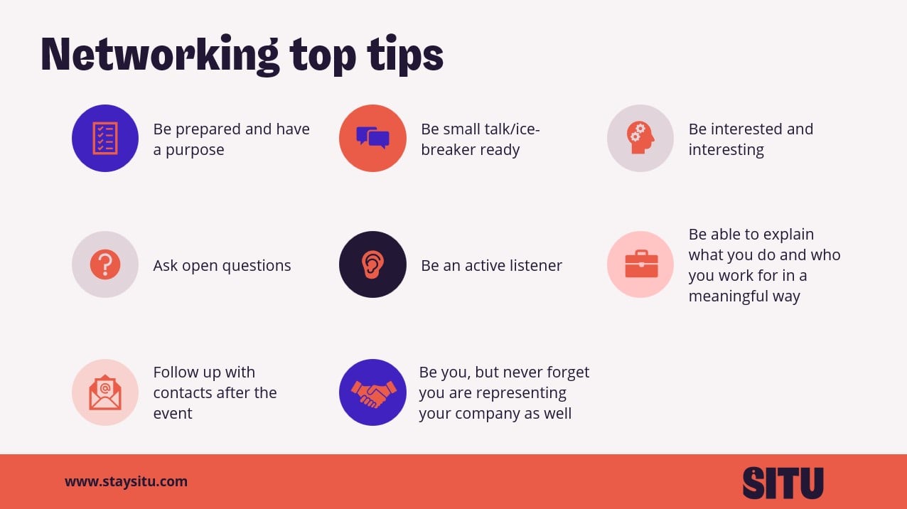 Some top tips to remember while networking