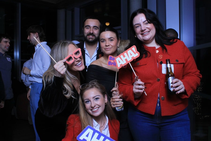 Photo booth fun at Situ Partner Christmas Event