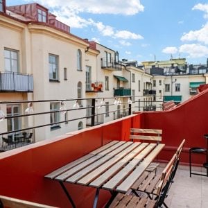 Balcony in Sveavagen Haymarket Apartments in Stockholm